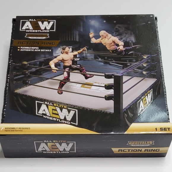AEW Wrestling Series 8 Unrivaled Collection Figures & Ring Bundle - Picture 4 of 4